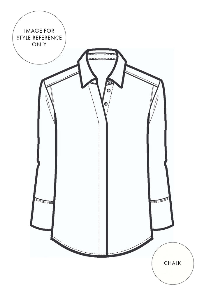 Mela Purdie Smooth Shirt in Chalk F607 8560 - Pre-Order July Delivery
