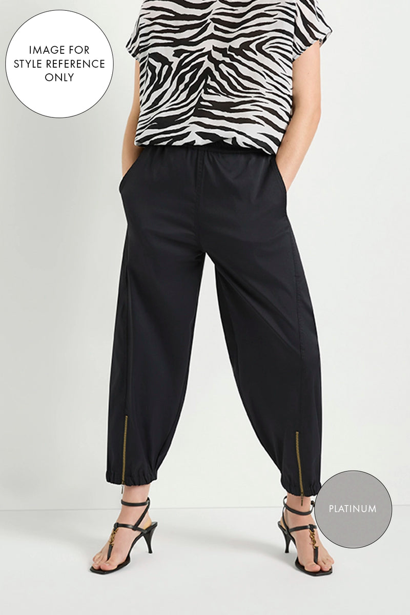 Mela Purdie Crop Club Pant in Platinum F613 1863