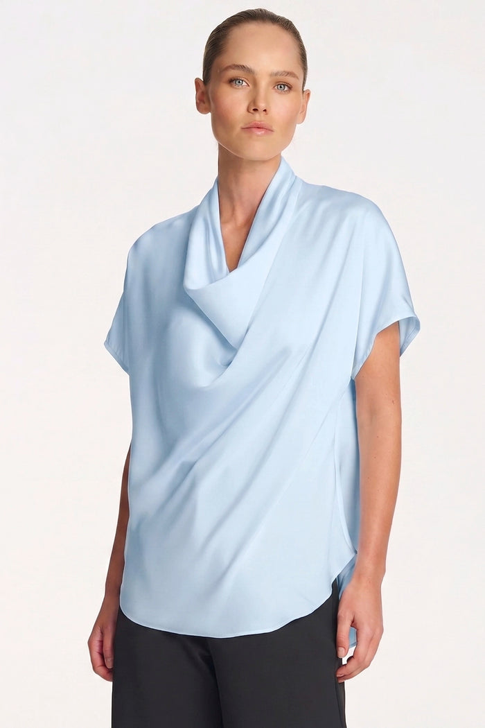 Mela Purdie Scallop Tank in Glacier F619 8973