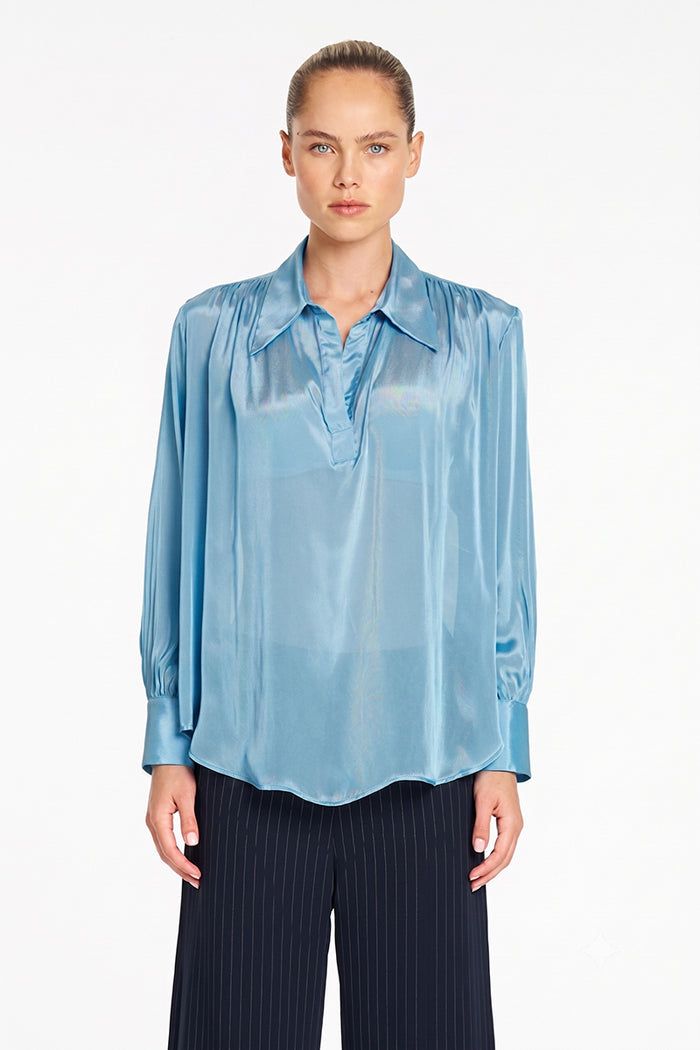 Mela Purdie Atrium Blouse in Crystal F623 8984 - Pre-Order August Delivery