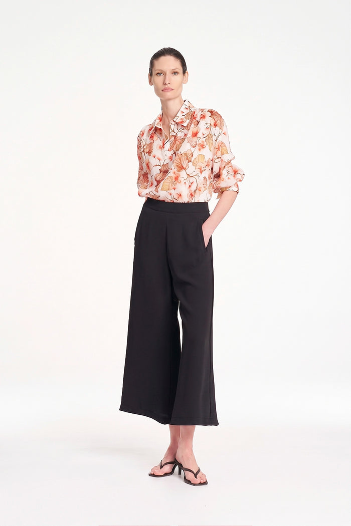 Mela Purdie Crop Suit Pant in Black F625 19017 - Pre-Order October Delivery
