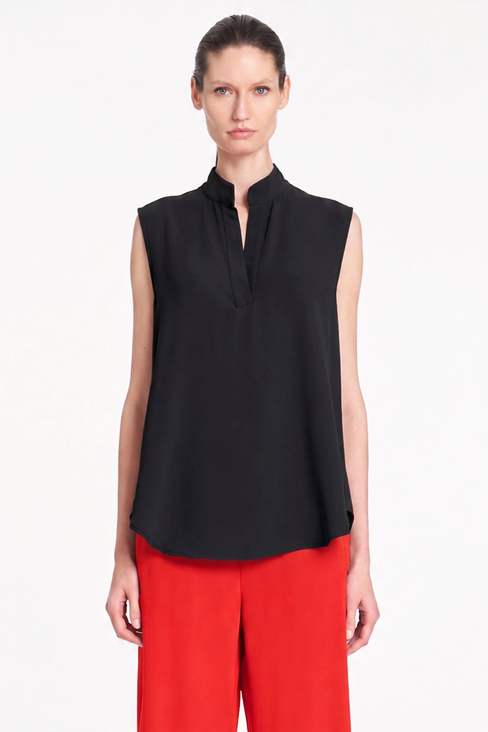Mela Purdie Tabbard Tank in Black F625 80115 - Pre-Order October Delivery
