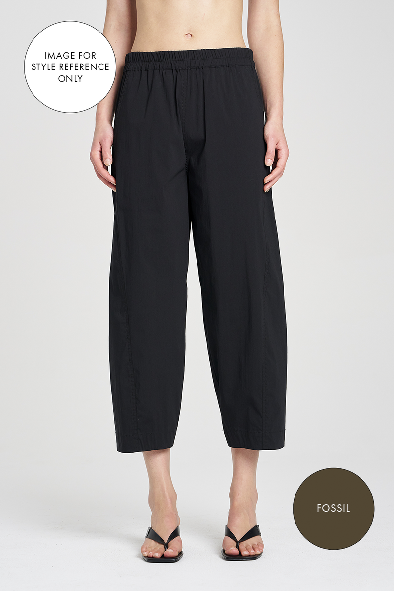 Mela Purdie Cross Pant in Fossil F65 1834 - Pre-Order December Delivery