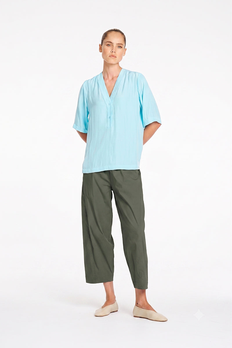Mela Purdie Cross Pant in Bayleaf F65 1834 - Pre-Order August Delivery