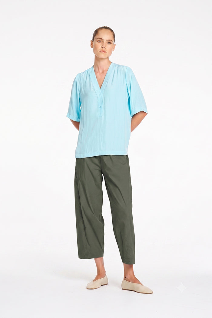Mela Purdie Cross Pant in Bayleaf F65 1834 - Pre-Order August Delivery