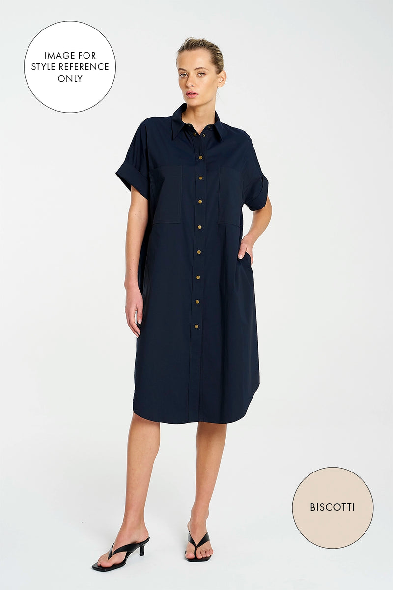 Mela Purdie Stud Shell Dress In Biscotti F65 3028