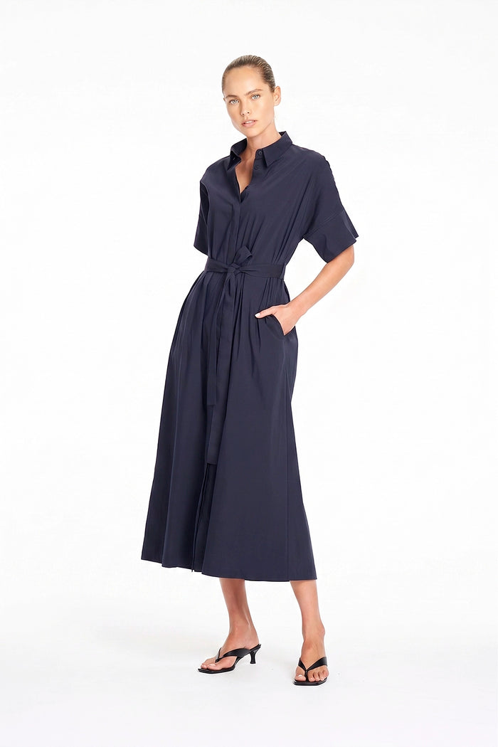 Mela Purdie Pace Dress in French Navy F65 3079 - Pre-Order September Delivery