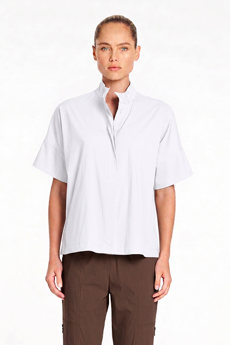Mela Purdie Tab Shell in White F65 80089 - Pre-Order August Delivery
