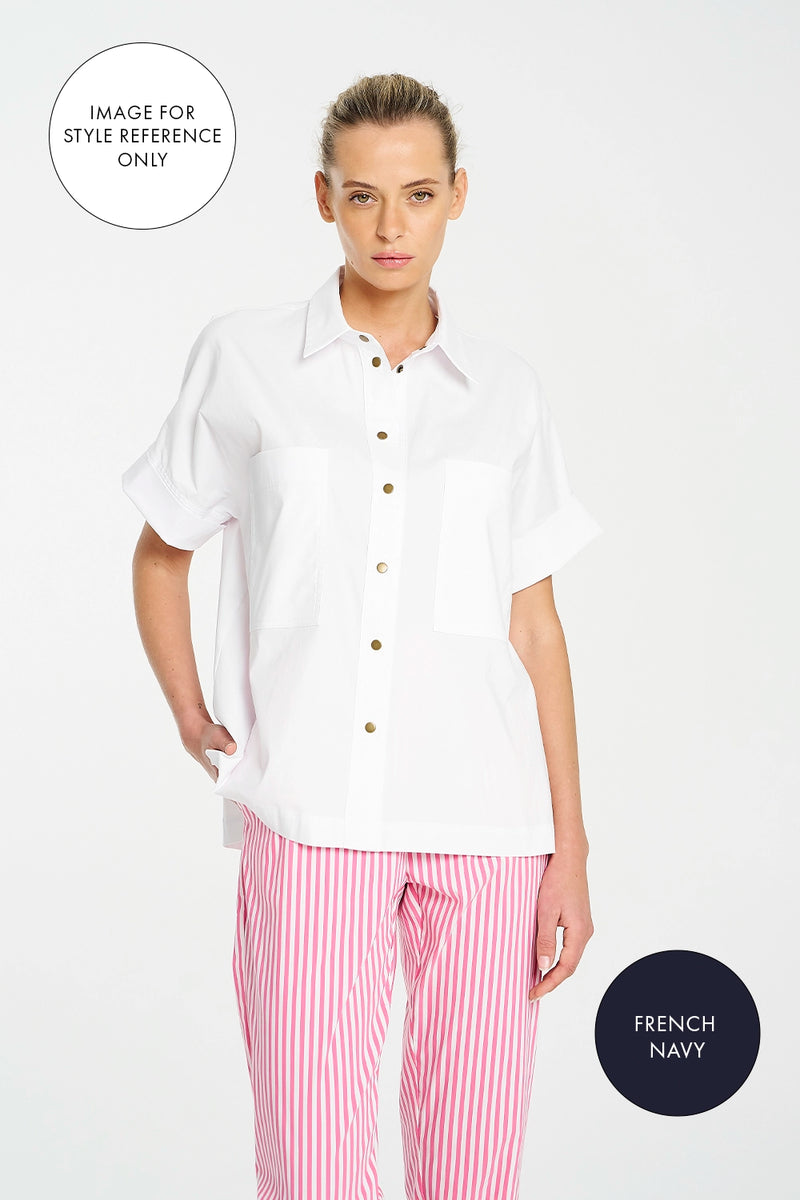 Mela Purdie Stud Shell Shirt F65 8349