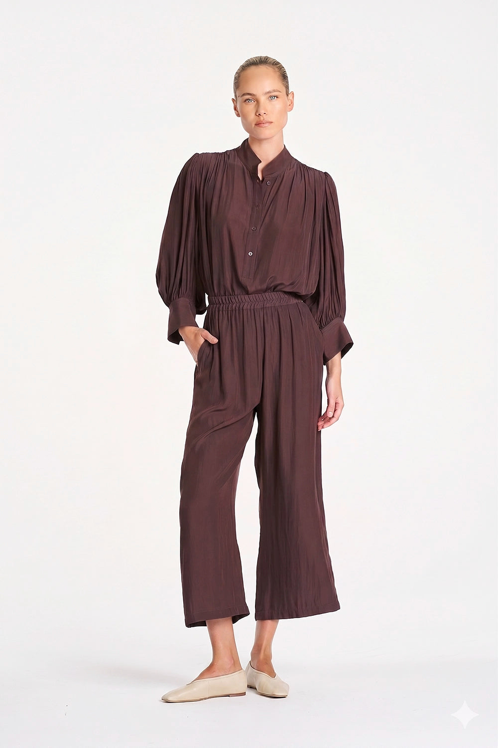 Mela Purdie Pace Pant in Fudge F67 1740 - Pre-Order July Delivery