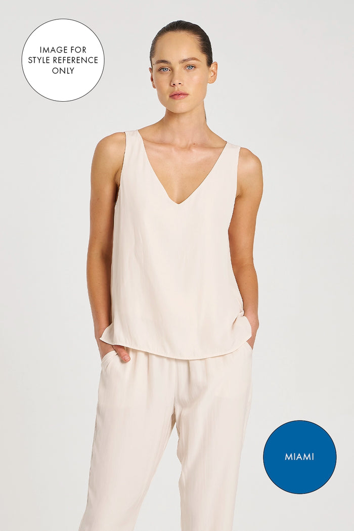 Mela Purdie Audrey Tank in Miami F67 2703 - Pre-Order September Delivery