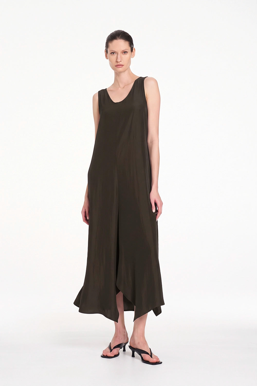 Mela Purdie Soire Dress in Bark F67 3073 - Pre-Order November Delivery