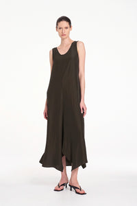 Mela Purdie Soire Dress in Bark F67 3073 - Pre-Order November Delivery