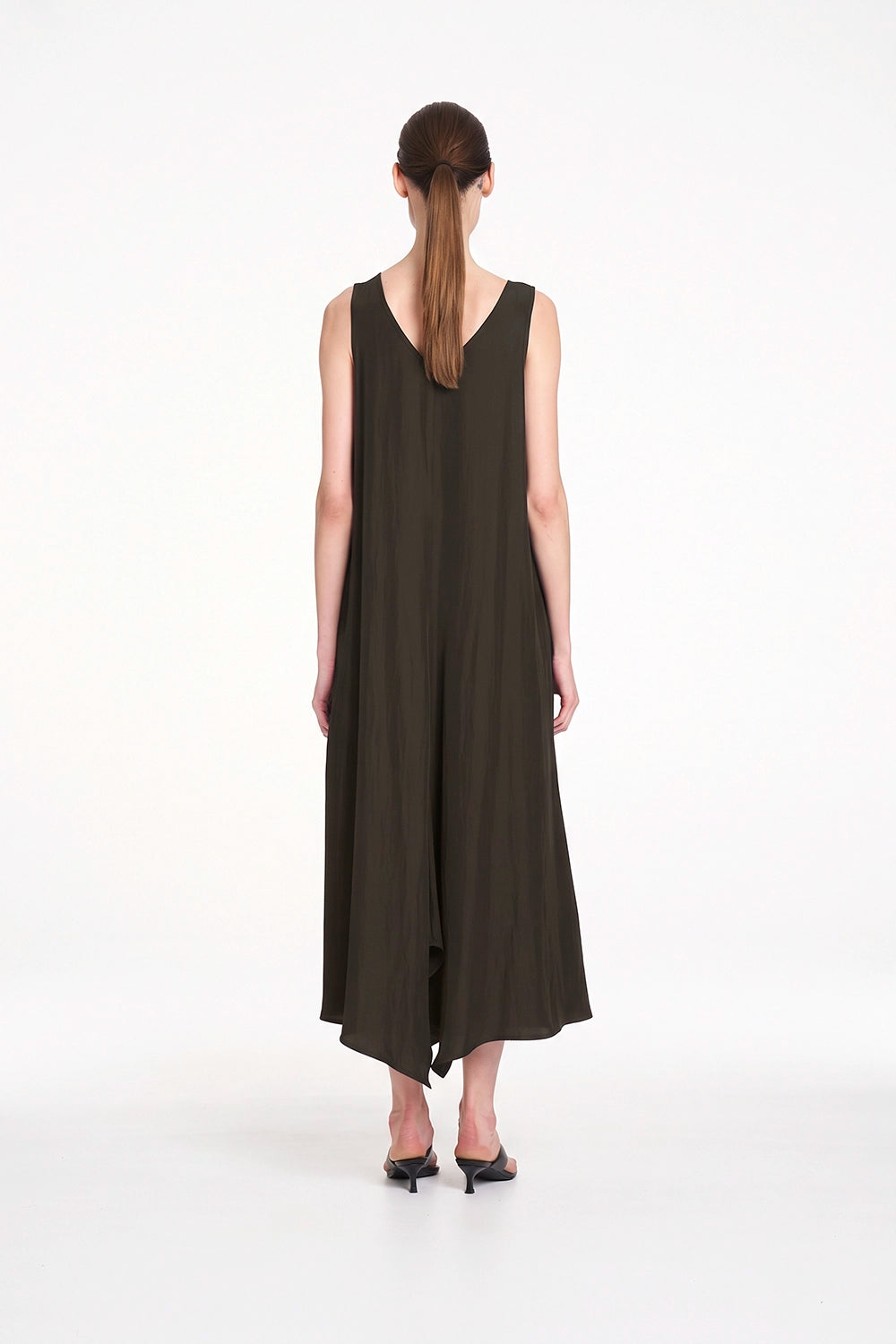 Mela Purdie Soire Dress in Bark F67 3073 - Pre-Order November Delivery