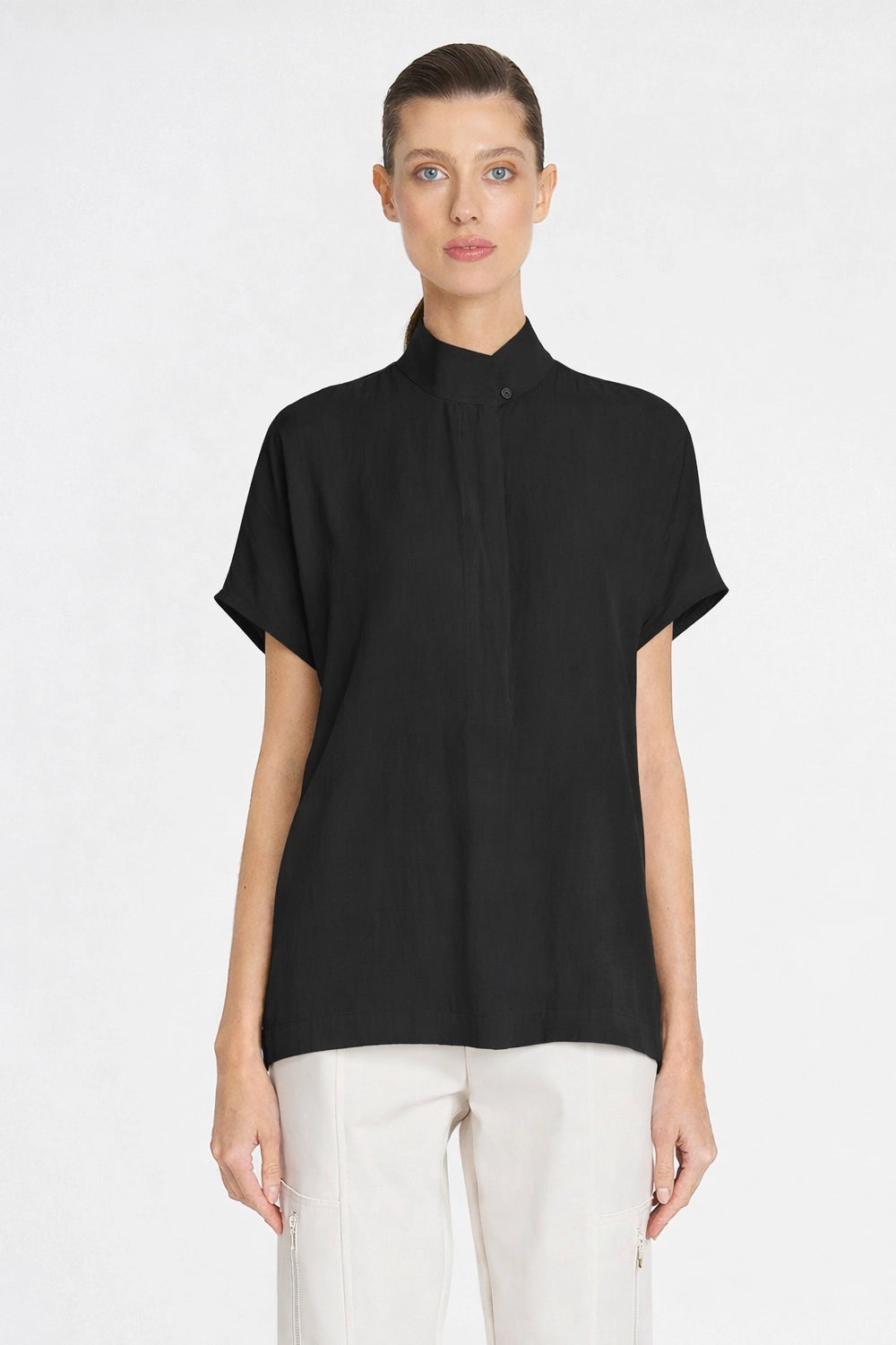 Mela Purdie Funnel Shell In Black F67 8037 - Pre-Order March Delivery