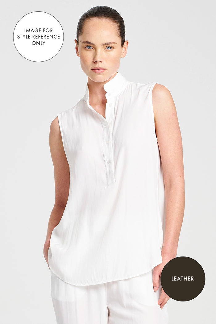 Mela Purdie Tab Slide Tank in Leather F67 8146