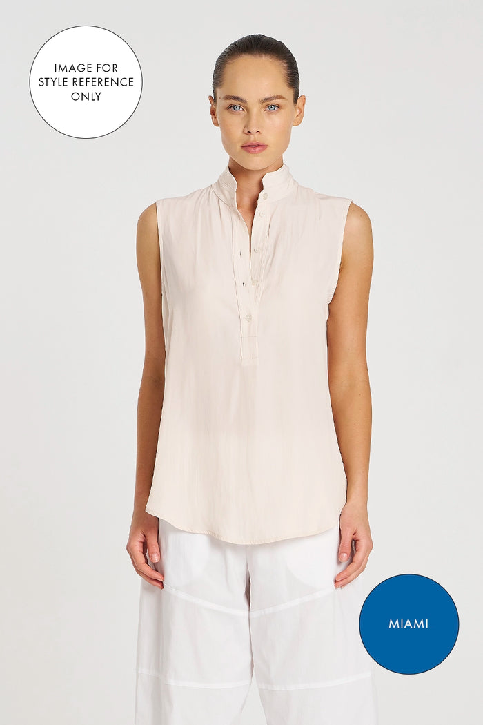 Mela Purdie Tab Slide Tank in Miami F67 8146 - Pre-Order September Delivery