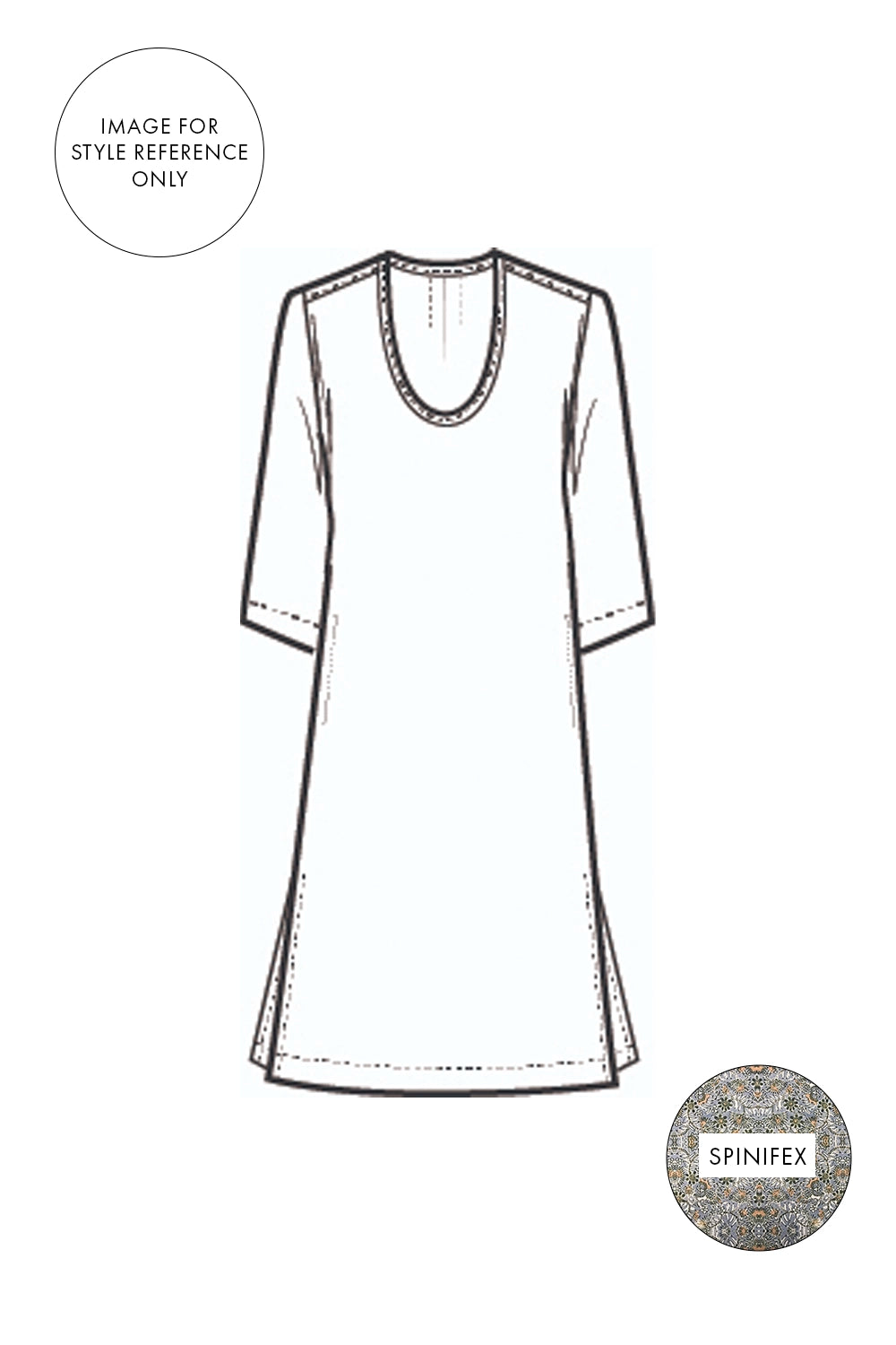 Mela Purdie Plaza Dress in Spinifex F851 3004 - Pre-Order December Delivery