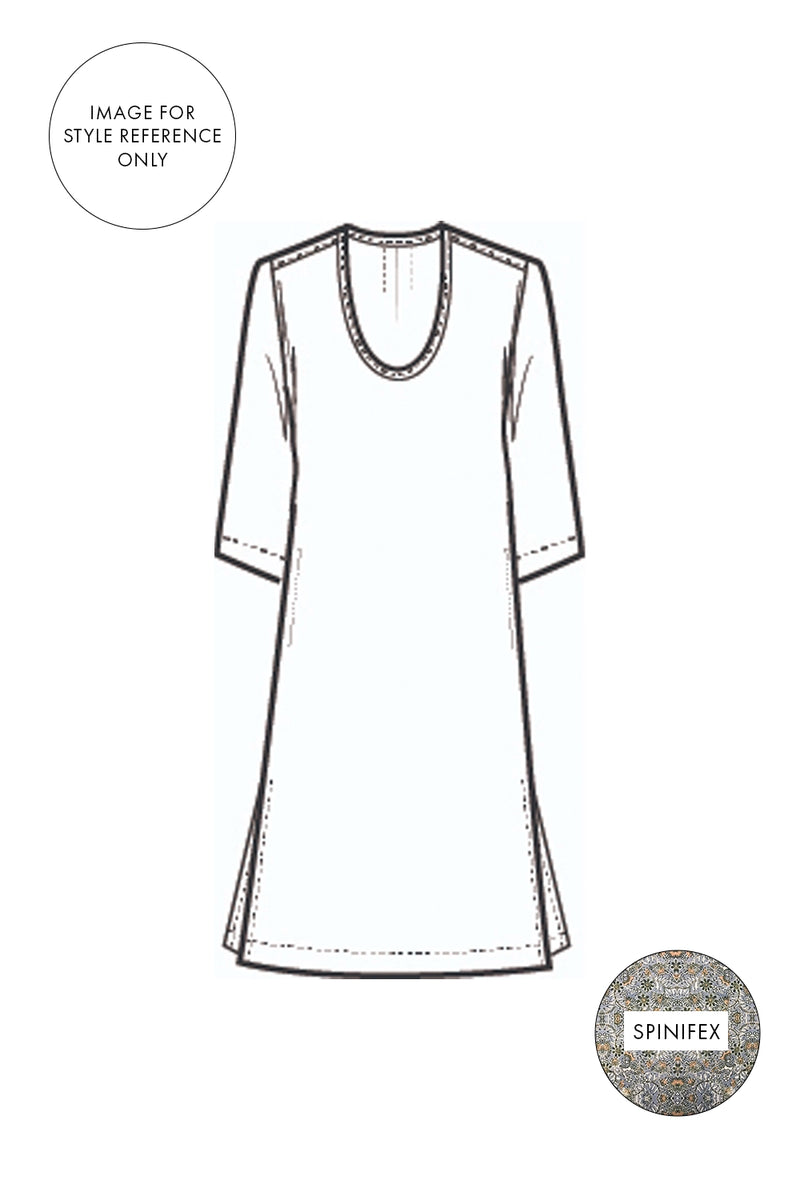 Mela Purdie Plaza Dress in Spinifex F851 3004 - Pre-Order December Delivery