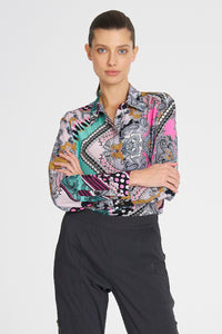 Mela Purdie Soft Shirt In Bandana F854 2822 - Pre-Order March Delivery