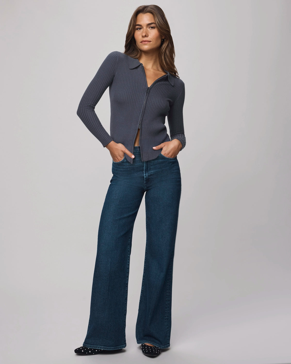 Splendid Georgie Two Zip Sweater RF5S620