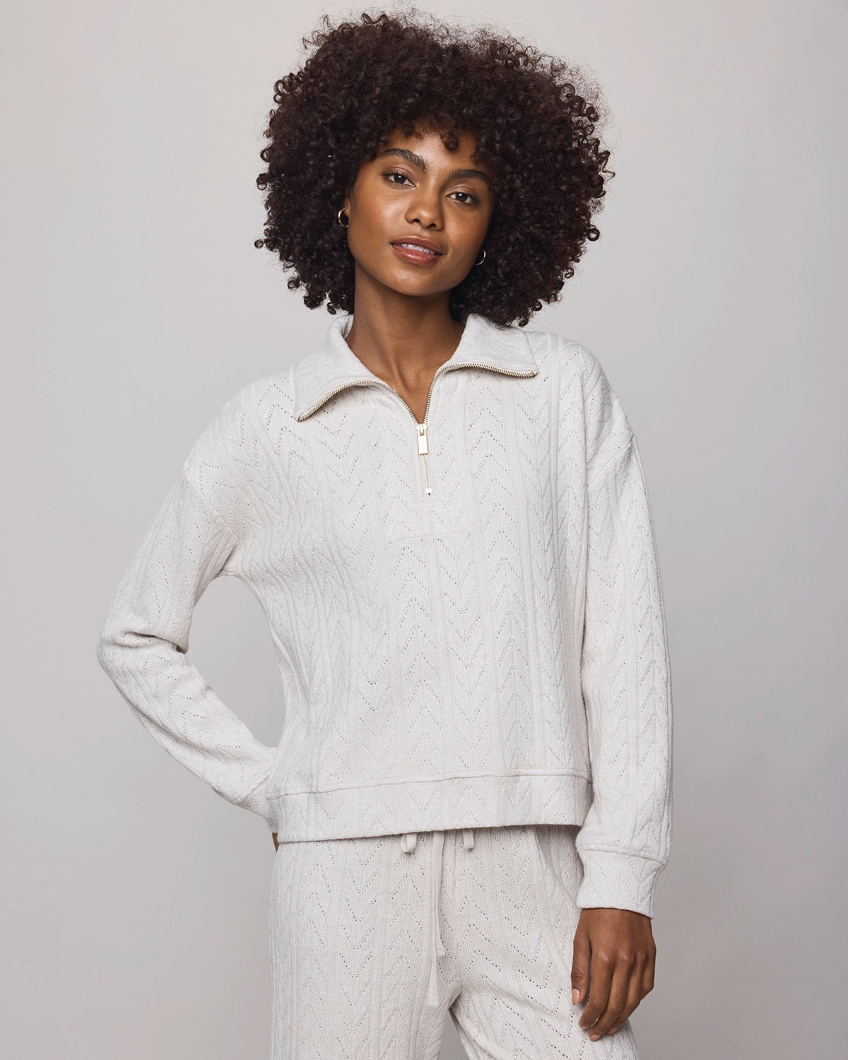 Splendid Sweatersoft Quarter Zip RF5K480