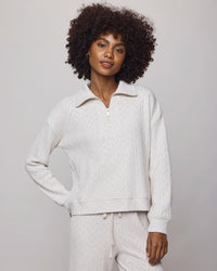 Splendid Sweatersoft Quarter Zip RF5K480