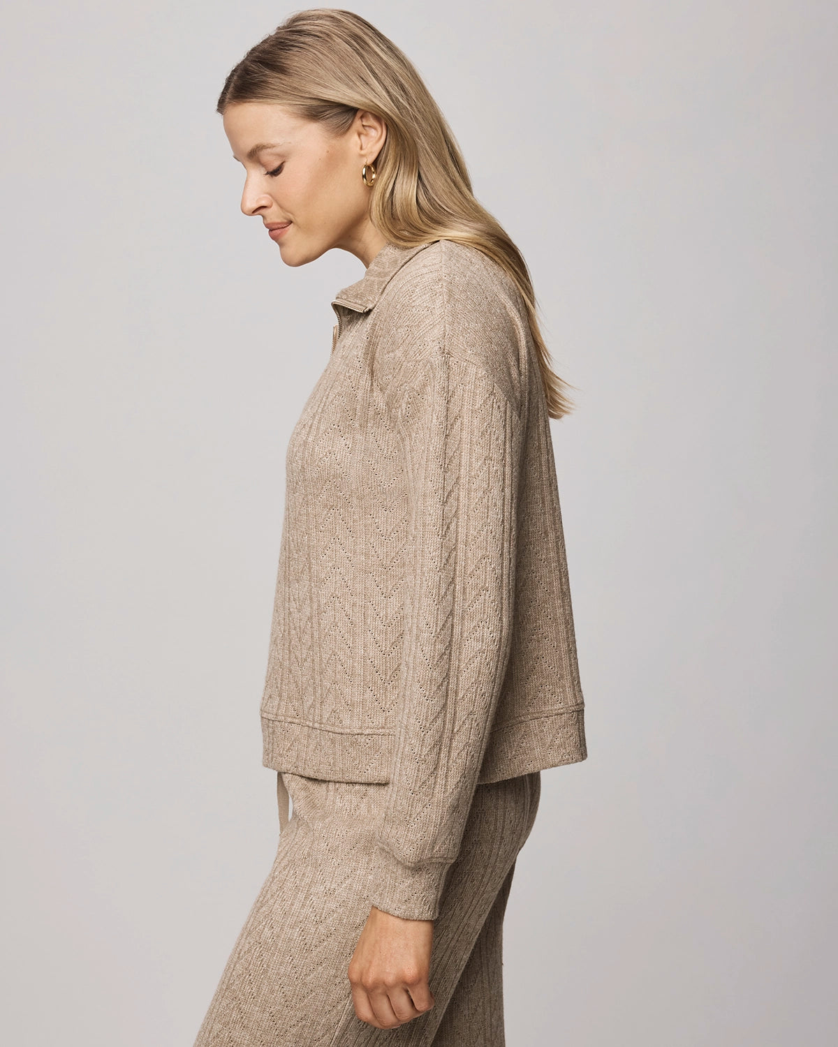 Splendid Sweatersoft Quarter Zip RF5K480