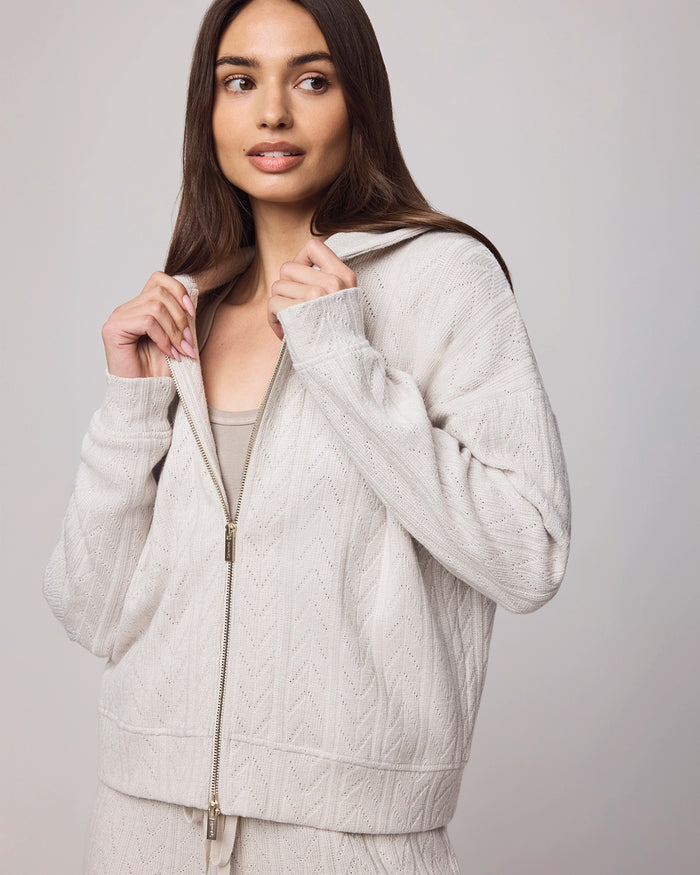 Splendid Sweatersoft Zip Up Hoodie RF5K890 - Pre-Order April Delivery