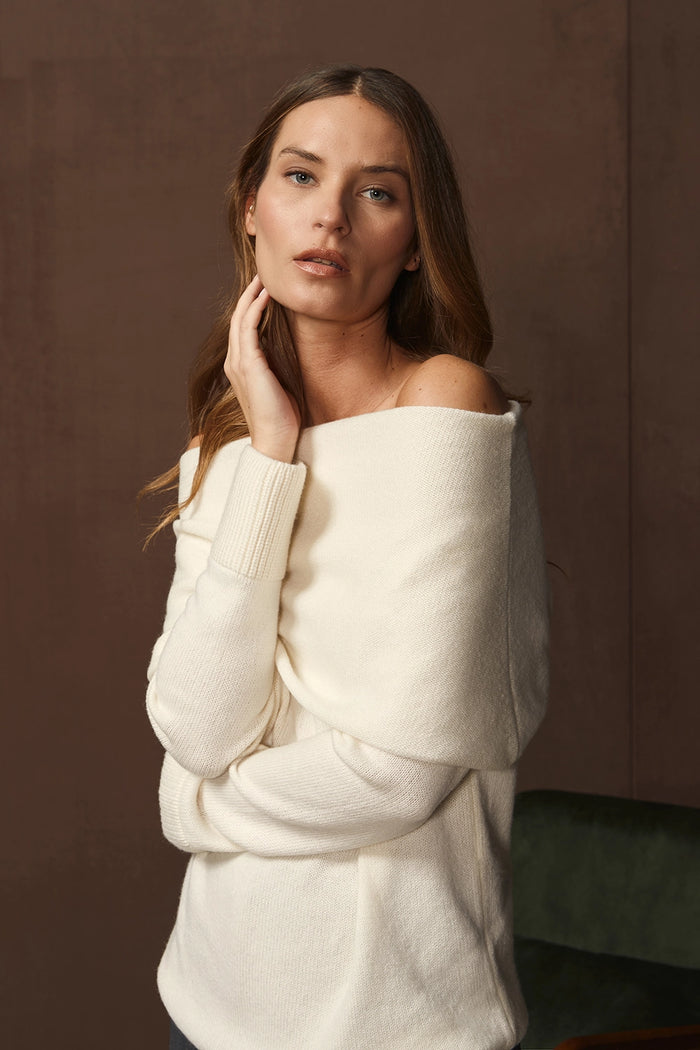 Gran Sasso Pure Cashmere Ring Collar Knit 23213-23813