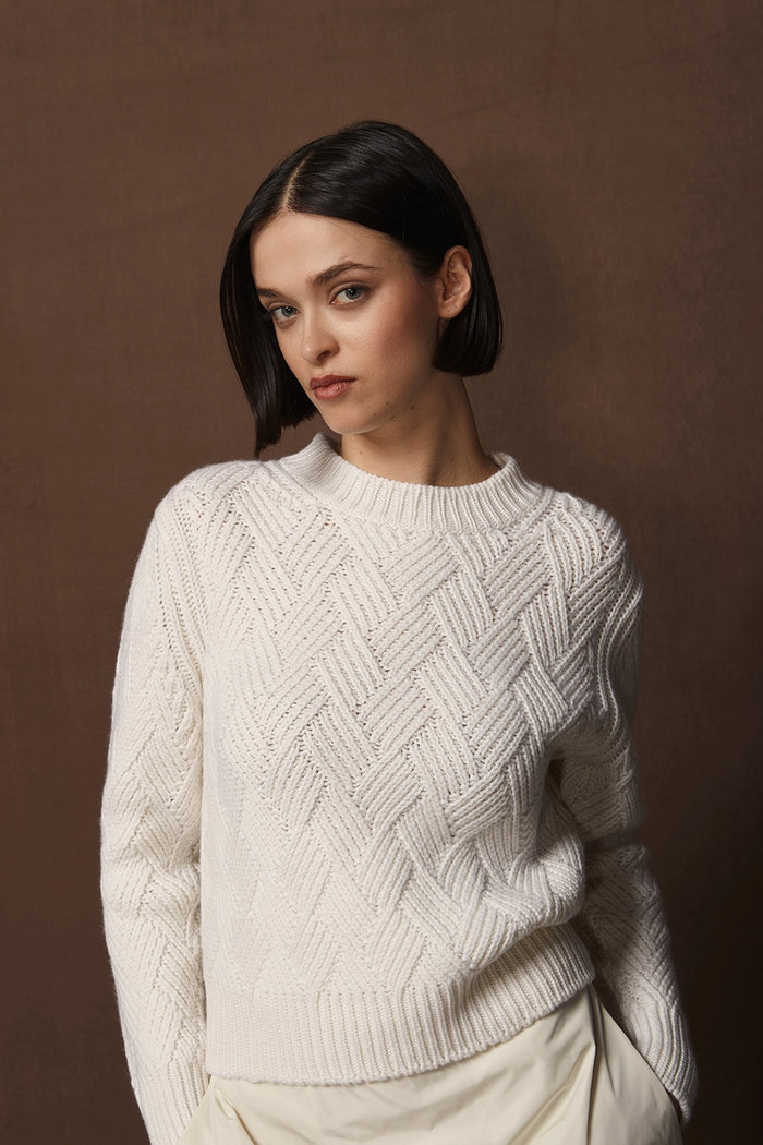 Gran Sasso Pure Cashmere Crew Neck Knit 10277-15523