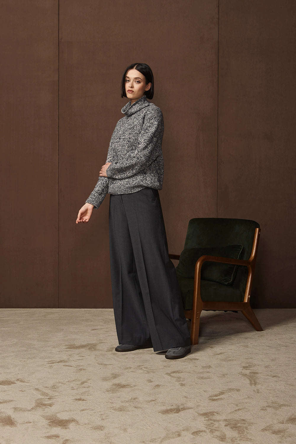 Gran Sasso Mock Neck Sweater 10214-17303