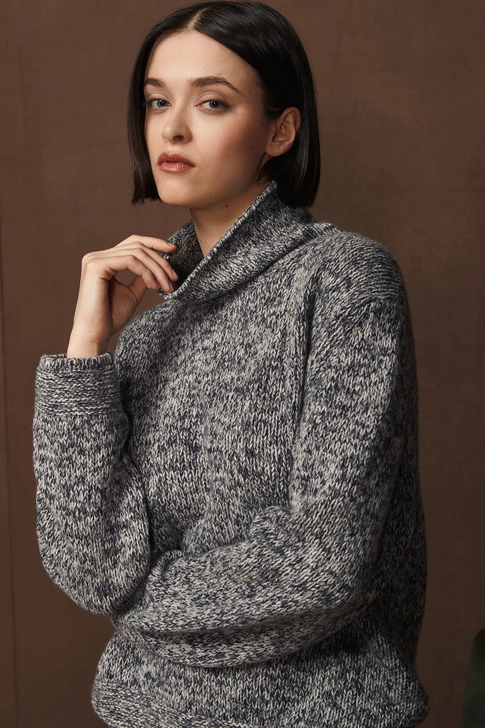 Gran Sasso Mock Neck Sweater 10214-17303