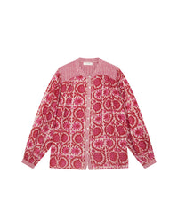 Maison Hotel Leandra Blouse in Hot Pink
