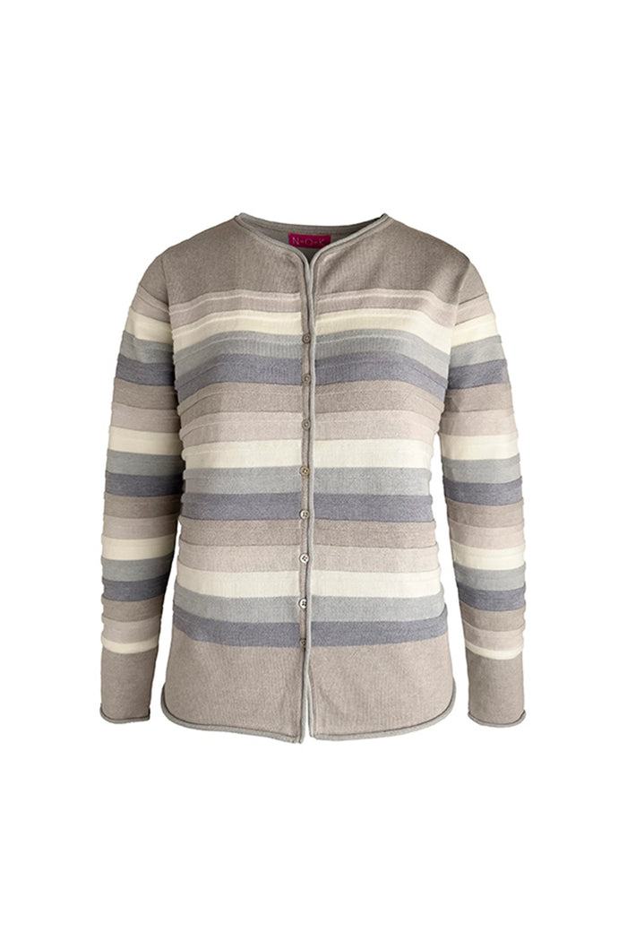 N.O.K Fomo Striped Cardigan