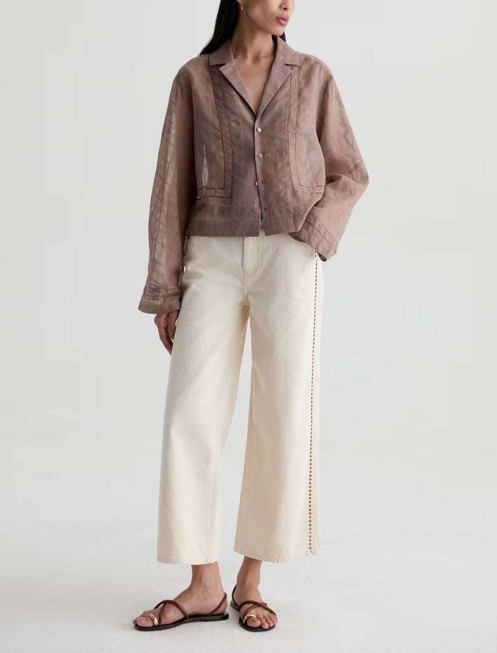 Adriano Goldschmied Saige Wide Leg Crop - Fresh Air FPD1D49FRSA