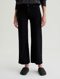 AG Saige Wide Leg Crop - Super Black FSW1D49SBA
