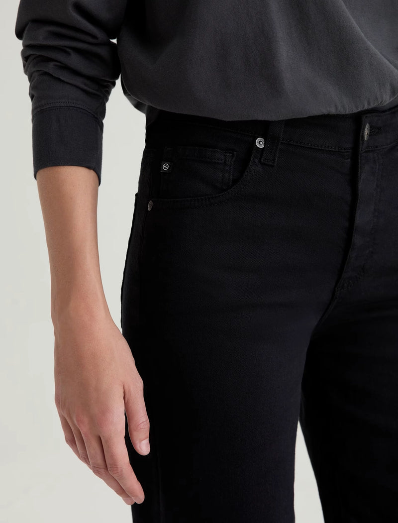 AG Saige Wide Leg Crop - Super Black FSW1D49SBA