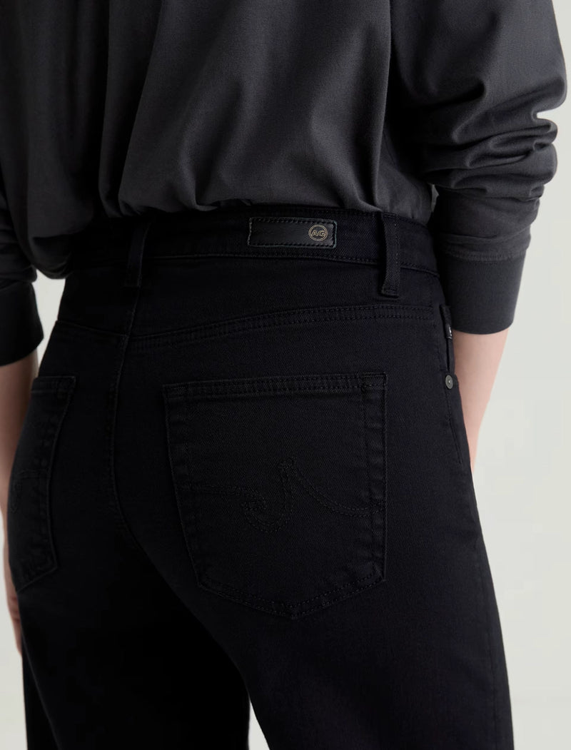 AG Saige Wide Leg Crop - Super Black FSW1D49SBA