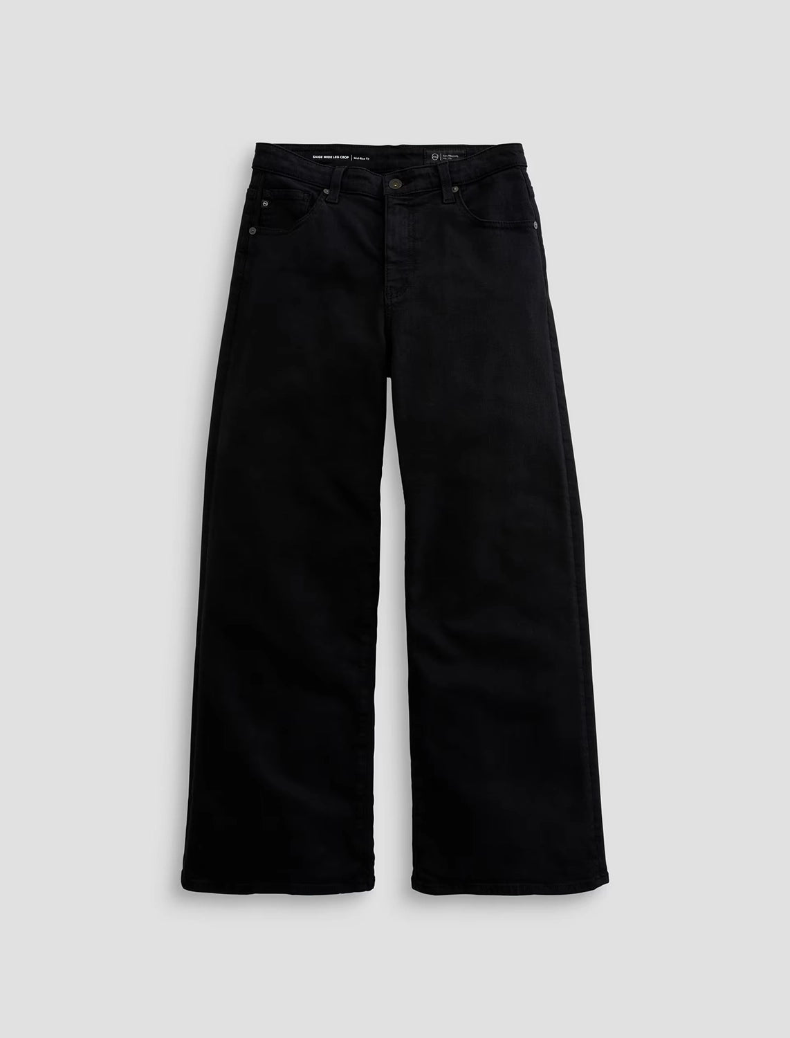 AG Saige Wide Leg Crop - Super Black FSW1D49SBA