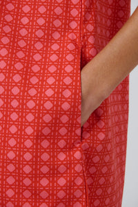 Naturals by O&J Poplin Dress in Cannage GA237