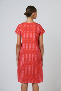 Naturals by O&J Poplin Dress in Cannage GA237