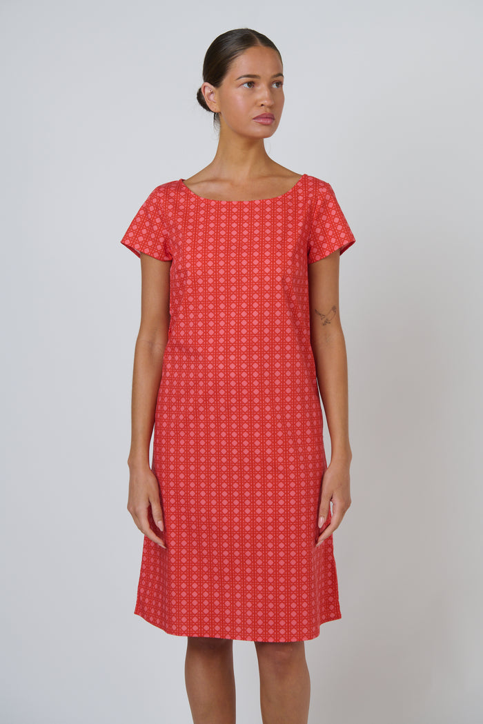 Naturals by O&J Poplin Dress in Cannage GA237