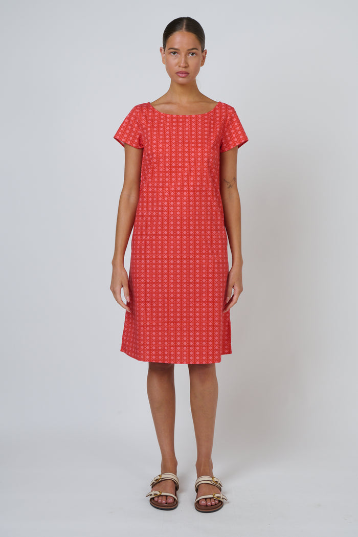 Naturals by O&J Poplin Dress in Cannage GA237