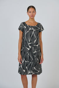 Naturals by O & J Linen Dress in Folies GA237
