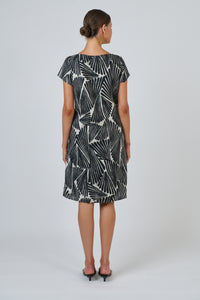 Naturals by O & J Linen Dress in Folies GA237