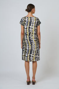 Naturals by O&J Linen Dress in Lichen GA237