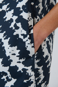 Naturals by O&J Poplin Dress in Puzzled GA237