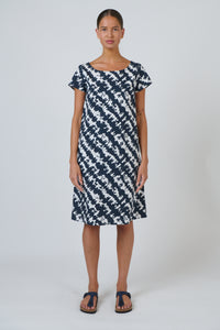 Naturals by O&J Poplin Dress in Puzzled GA237