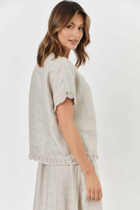 Naturals by O & J Linen Top GA294